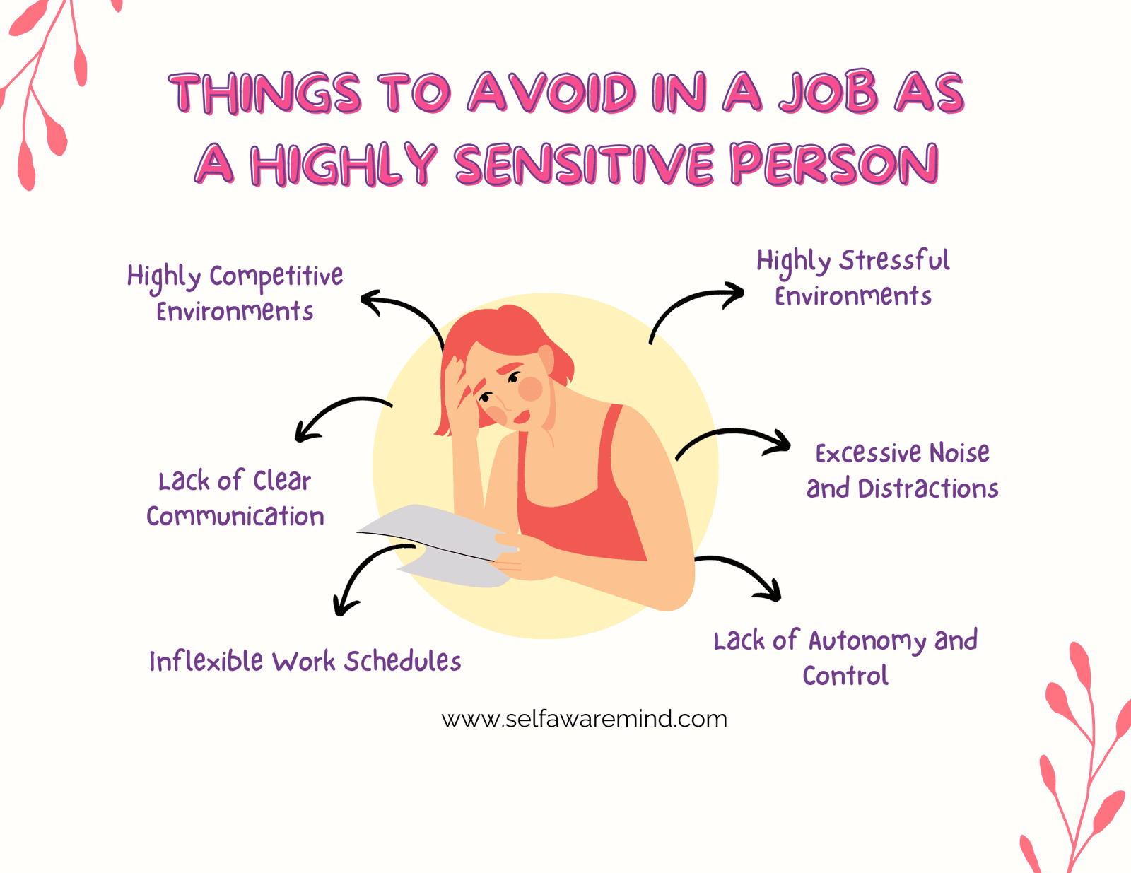 Things to avoid in a job as a highly sensitive person